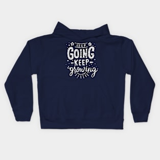 Keep Going distress Kids Hoodie